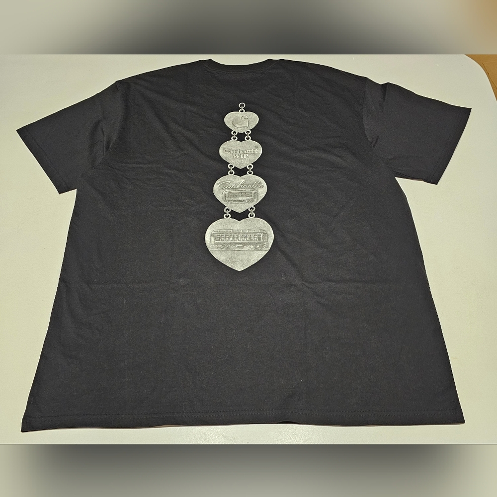 Carhartt WIP Black Chain Short Sleeve T Shirt